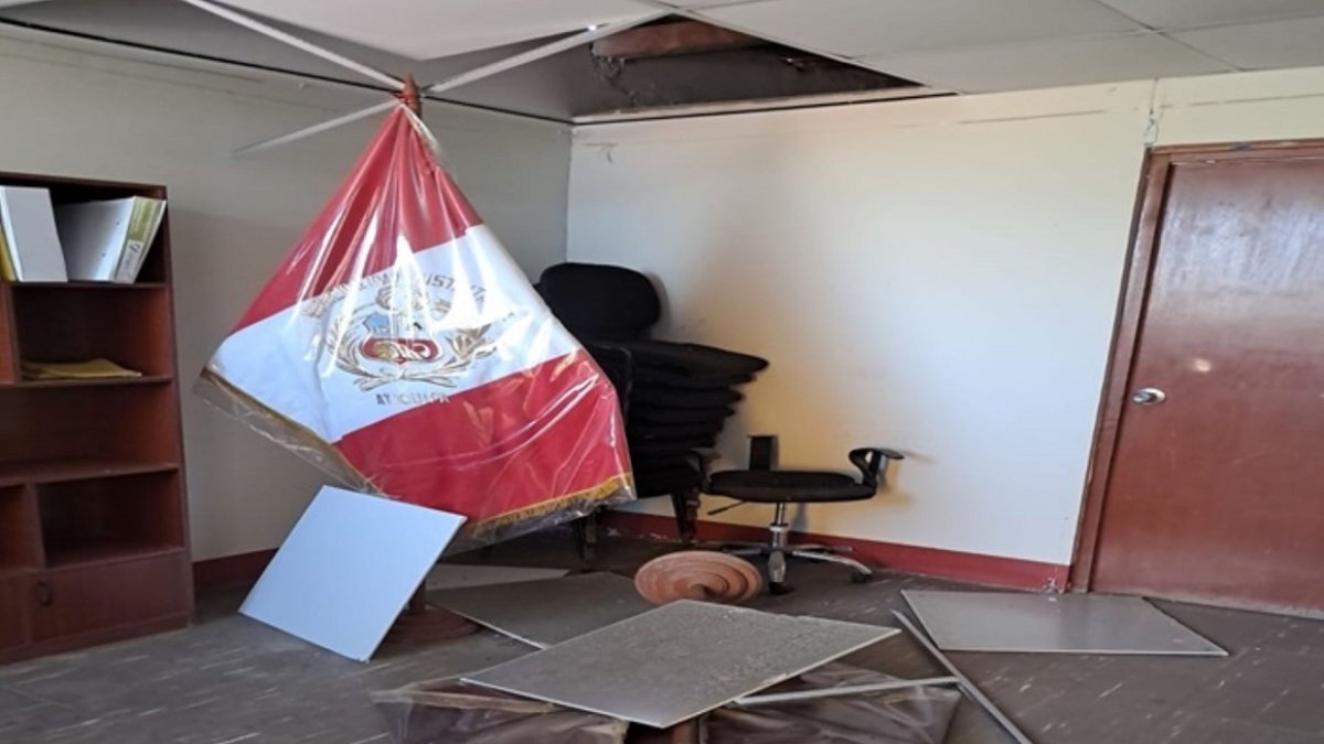 El sismo dejó afectada estructuras de Arequipa.