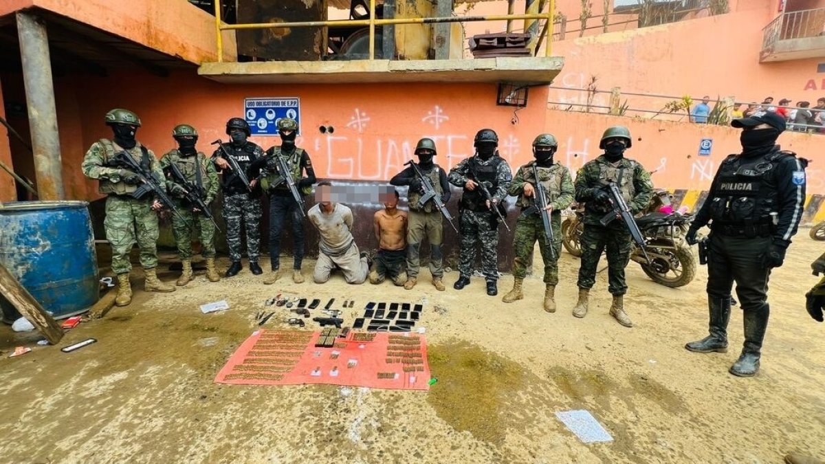 Dato. La Policía y las Fuerzas Armadas realizaron un operativo en la zona y se dio un enfrentamiento.
