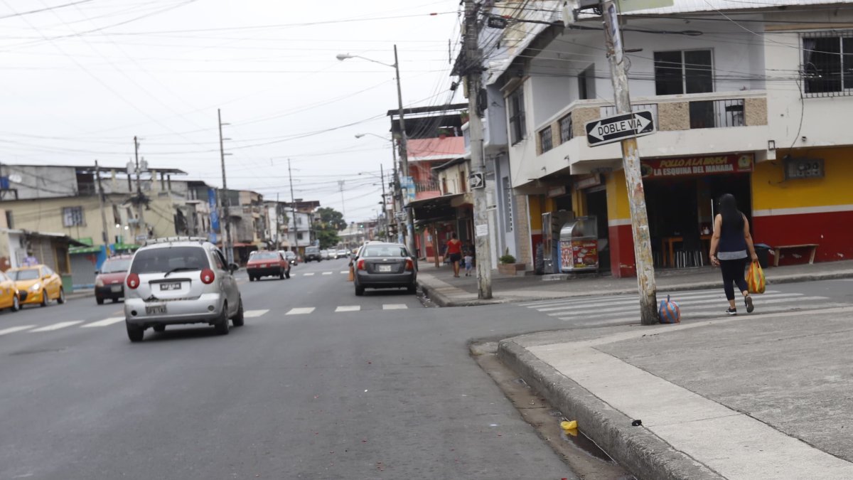 Uno de los accidentes ocurrió en las calles Francisco Segura y Babahoyo, en el sur de Guayaquil.