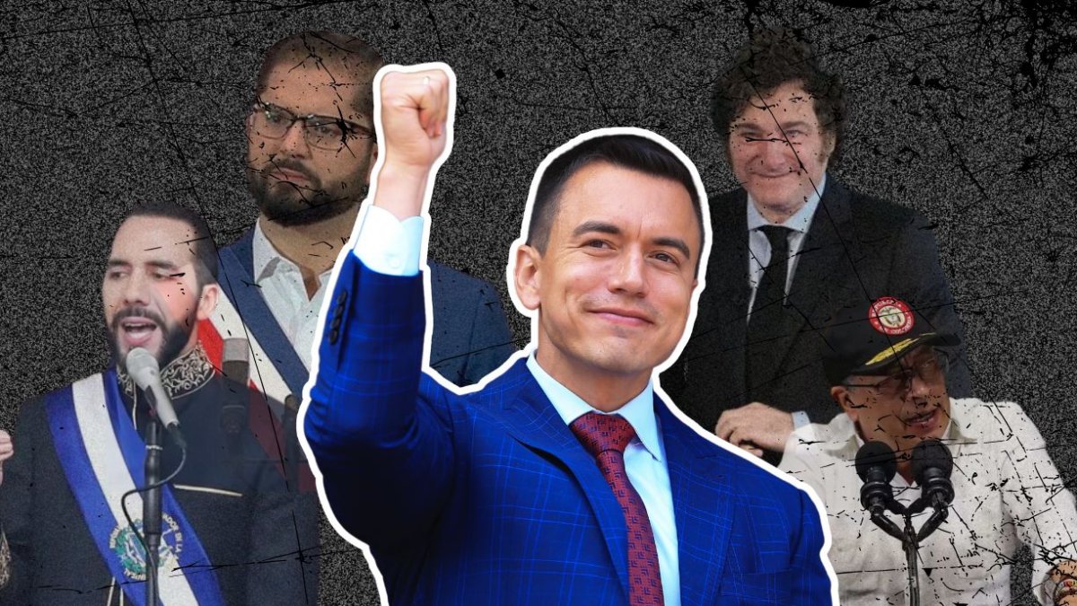 Daniel Noboa critica a Bukele, Petro y Milei y elogia a Lula como el presidente latinoamericano que más lo impresiona
