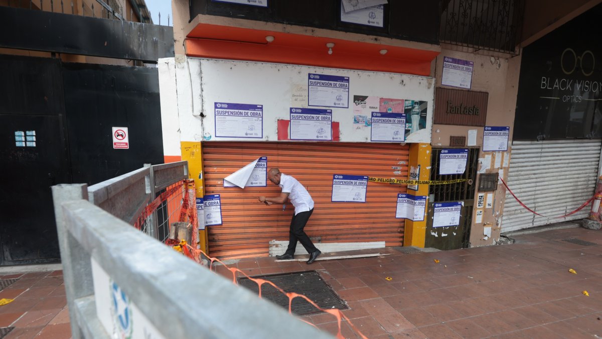 Aunque el Municipio no detalla qué acciones ha ejecutado, ya se ven sellos de clausura en la edificación.