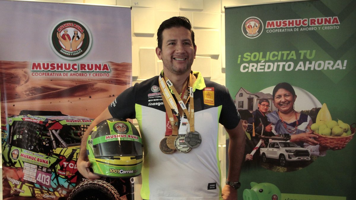 El piloto ecuatoriano Sebastián Guayasamín dio detalles de su exitosa participación en el Campeonato Mundial de Rally Raid.