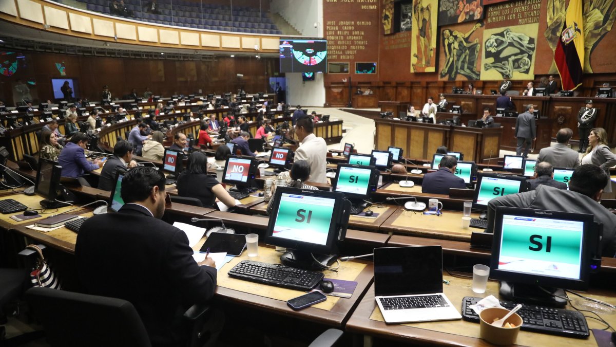 El Pleno de la Asamblea Nacional.