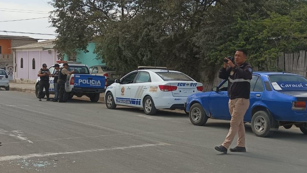 Este es el sitio donde asesinaron al conductor de la camioneta en Santa Elena.