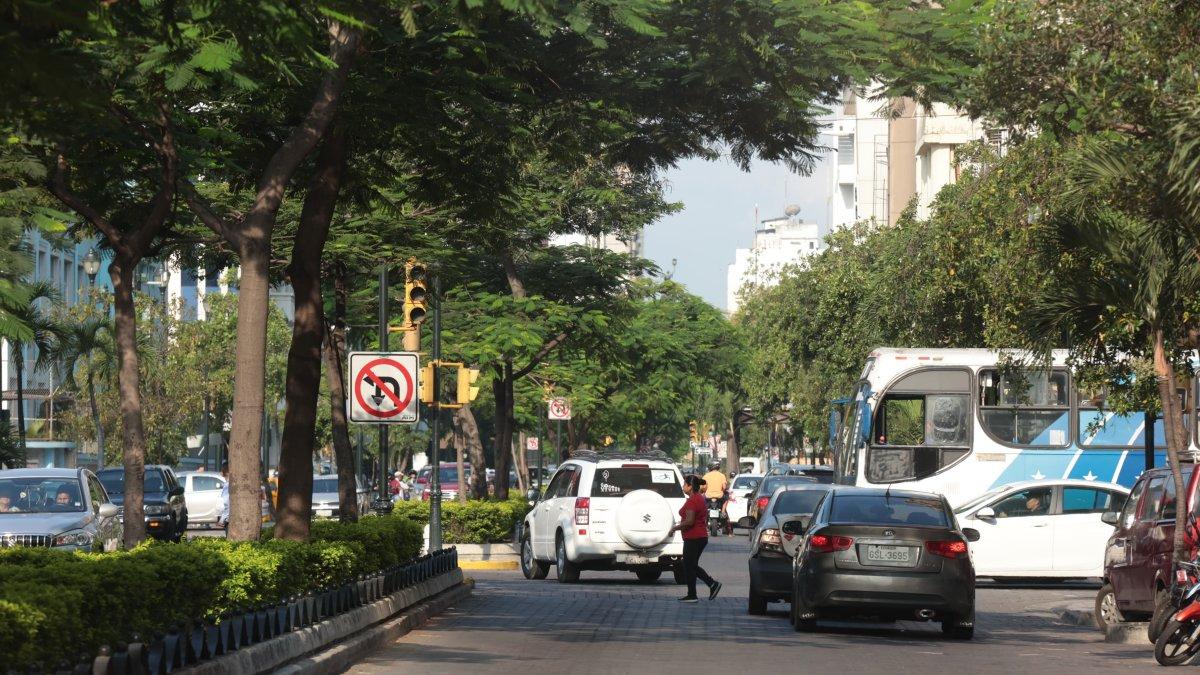 El corte de luz en Guayaquil generó caos en el tráfico.