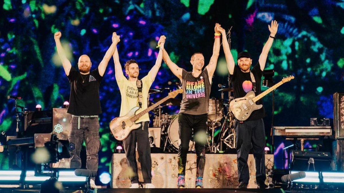 La agrupación Coldplay se encuentra de gira por el mundo.