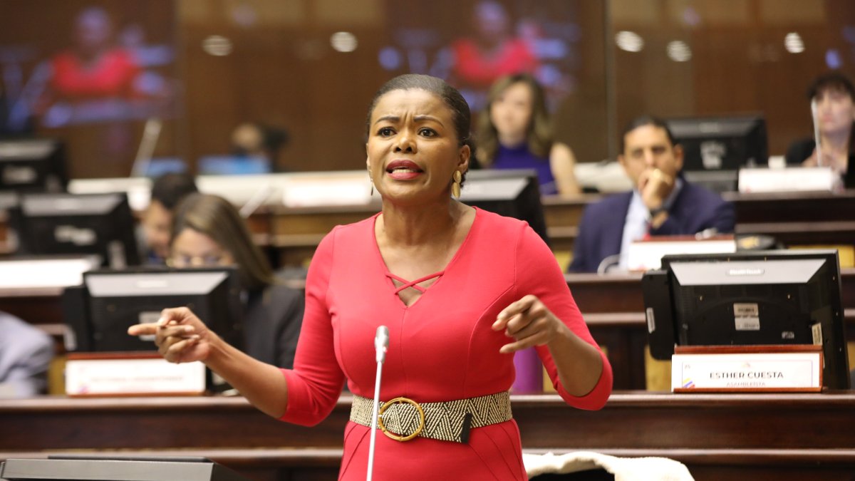 La asambleísta Paola Cabezas en una foto de archivo.
