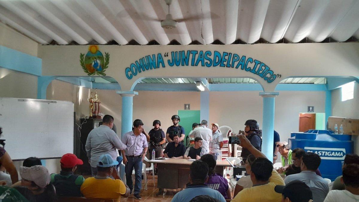 Comuneros de Juntas del Pacífico mantuvieron reuniones con autoridades gubernamentales.