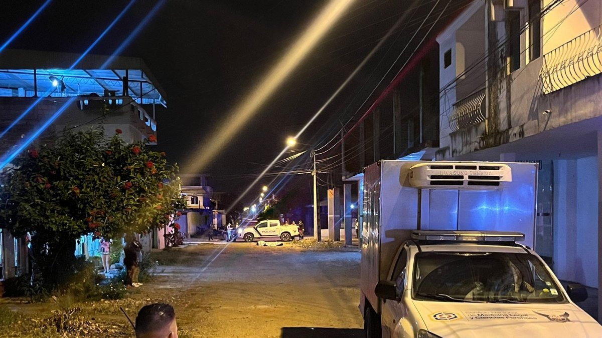 Se movilizó más policías al cantón.