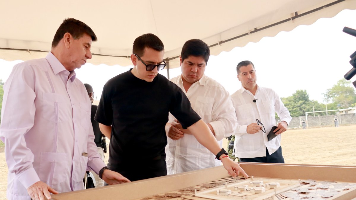 El Gobierno de Noboa proyecta construir la cárcel en 300 días.