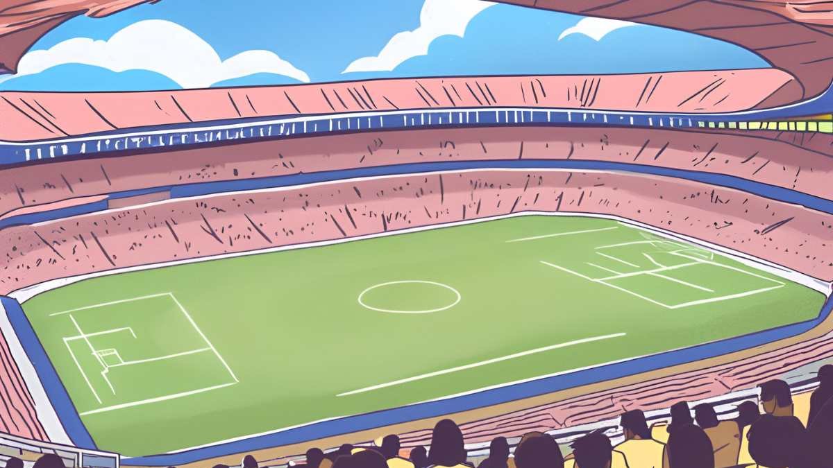 Imagen de hinchas disfrutando de la Copa América generada por IA.