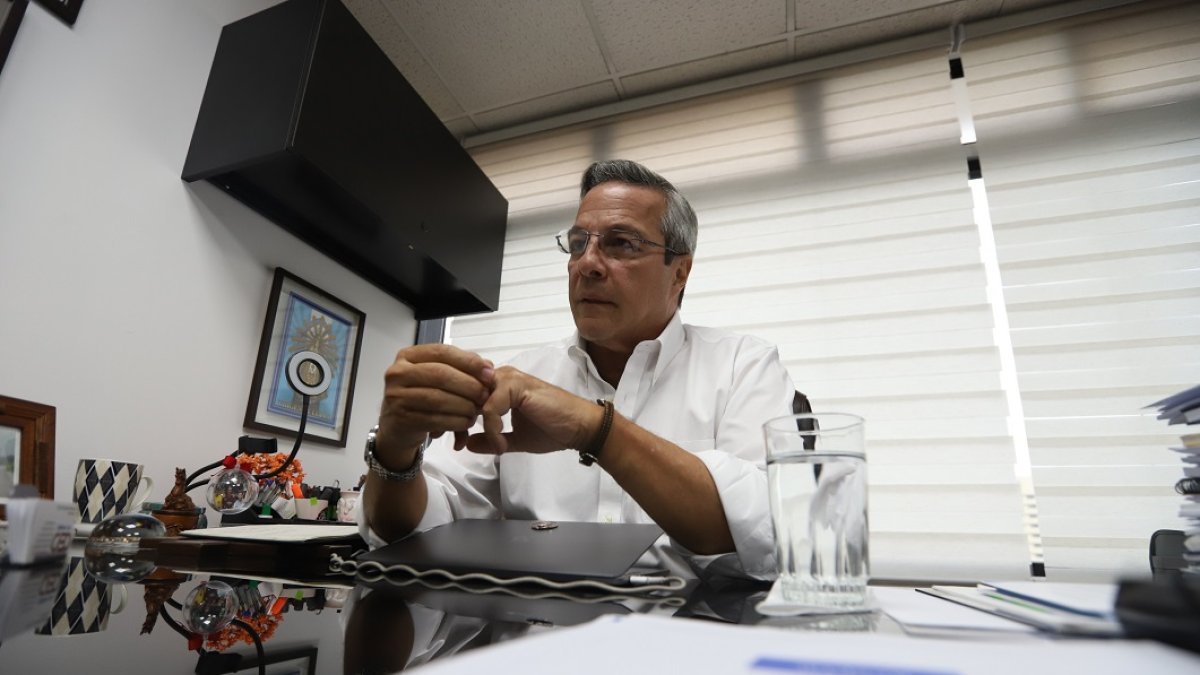 Jimmy Jairala, candidato presidencial de Centro Democrático.