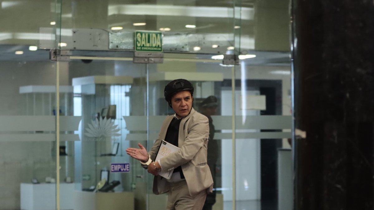 Wilman Terán se presentó este 21 de junio de 2024 para defenderse de un pedido de juicio político.