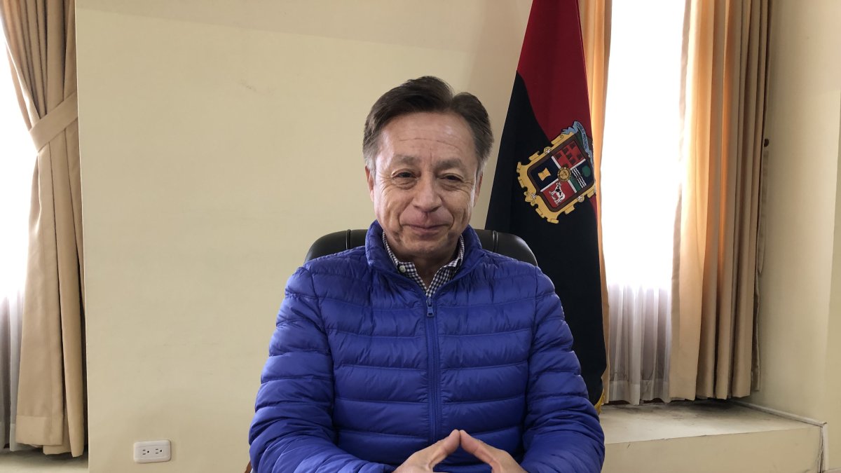 Marco Olmedo, gobernador de Cotopaxi.