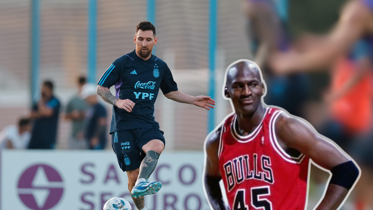 Messi asegura que quiere una selfie con Jordan.