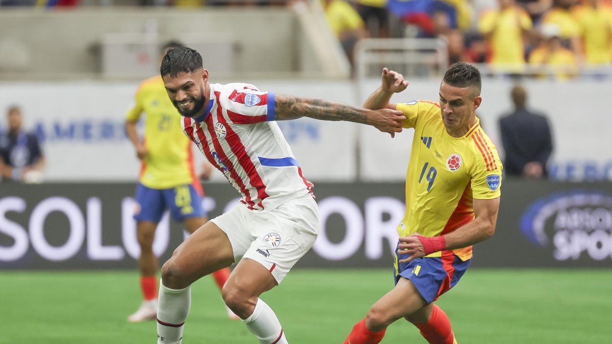 Colombia vs. Paraguay en partido de la Copa América 2024.