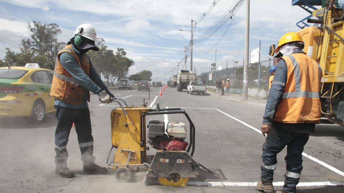 Personal de Obras Públicas señaló las zonas que van a intervenir