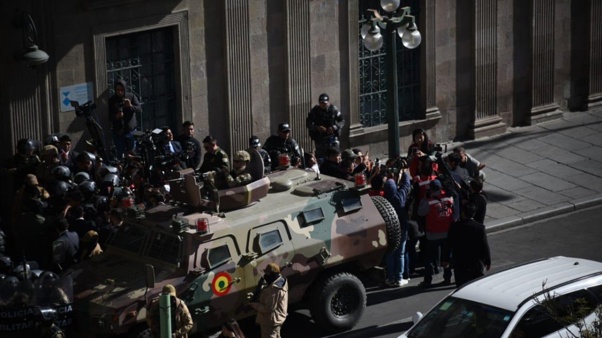 El presidente de Bolivia denunció 