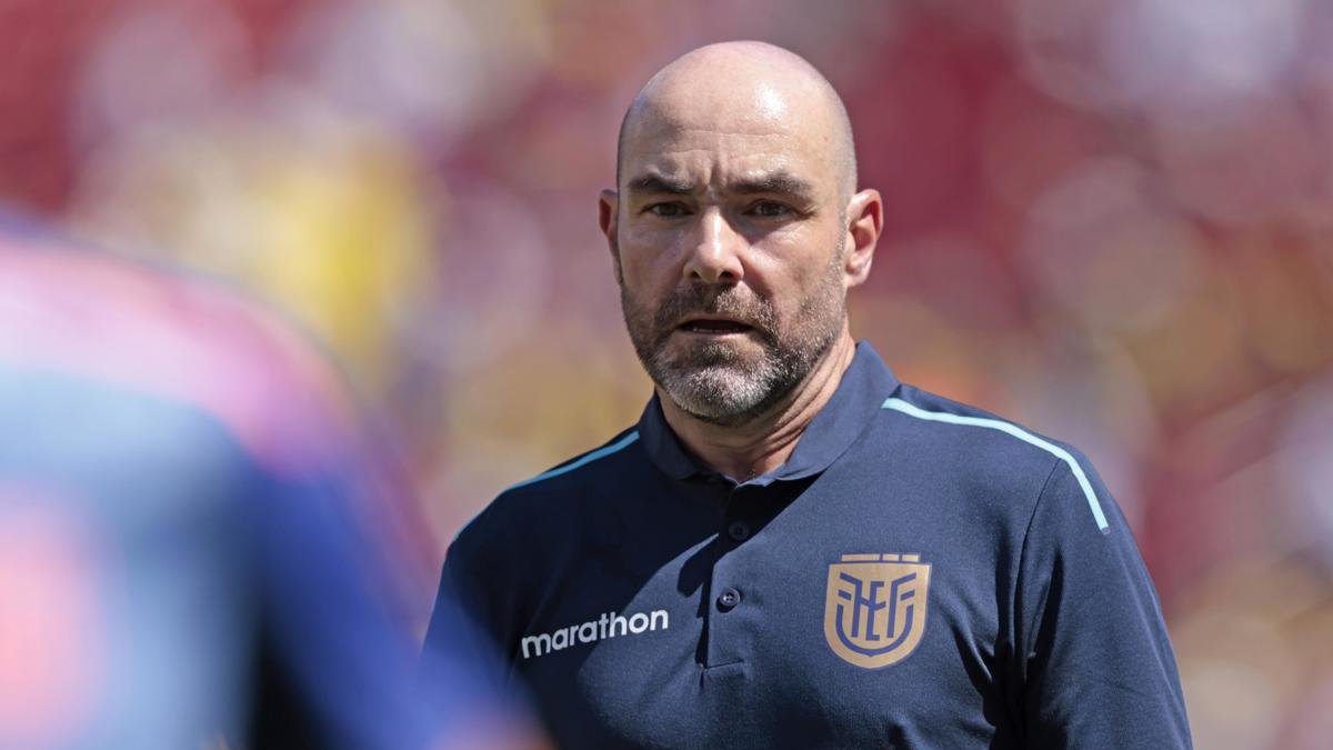 El español Félix Sánchez, seleccionador de Ecuador en la Copa América.