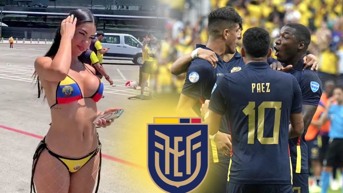 Ella causo sensación en la previa de Ecuador