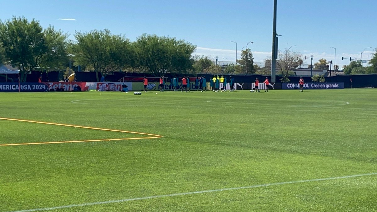 La práctica de Ecuador tuvo acceso a medios de comunicación durante 15 minutos.