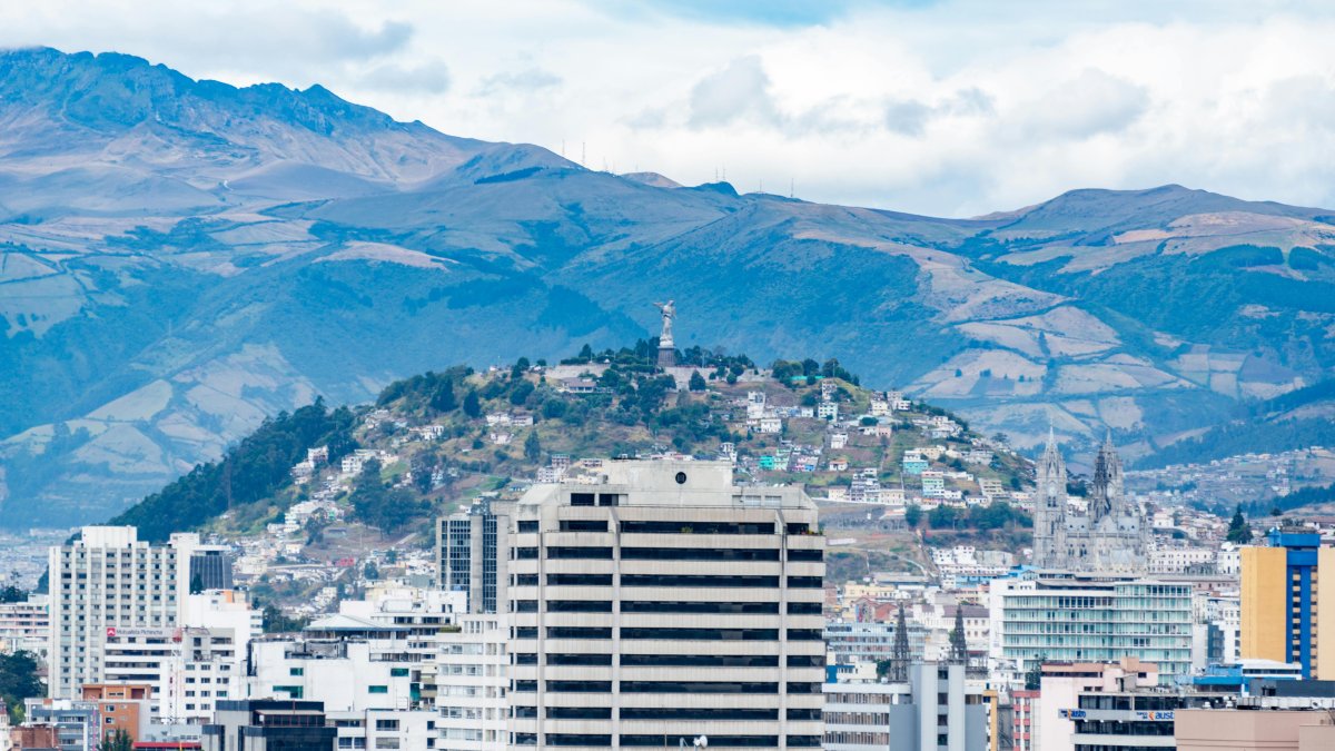 Quito, capital del Ecuador.