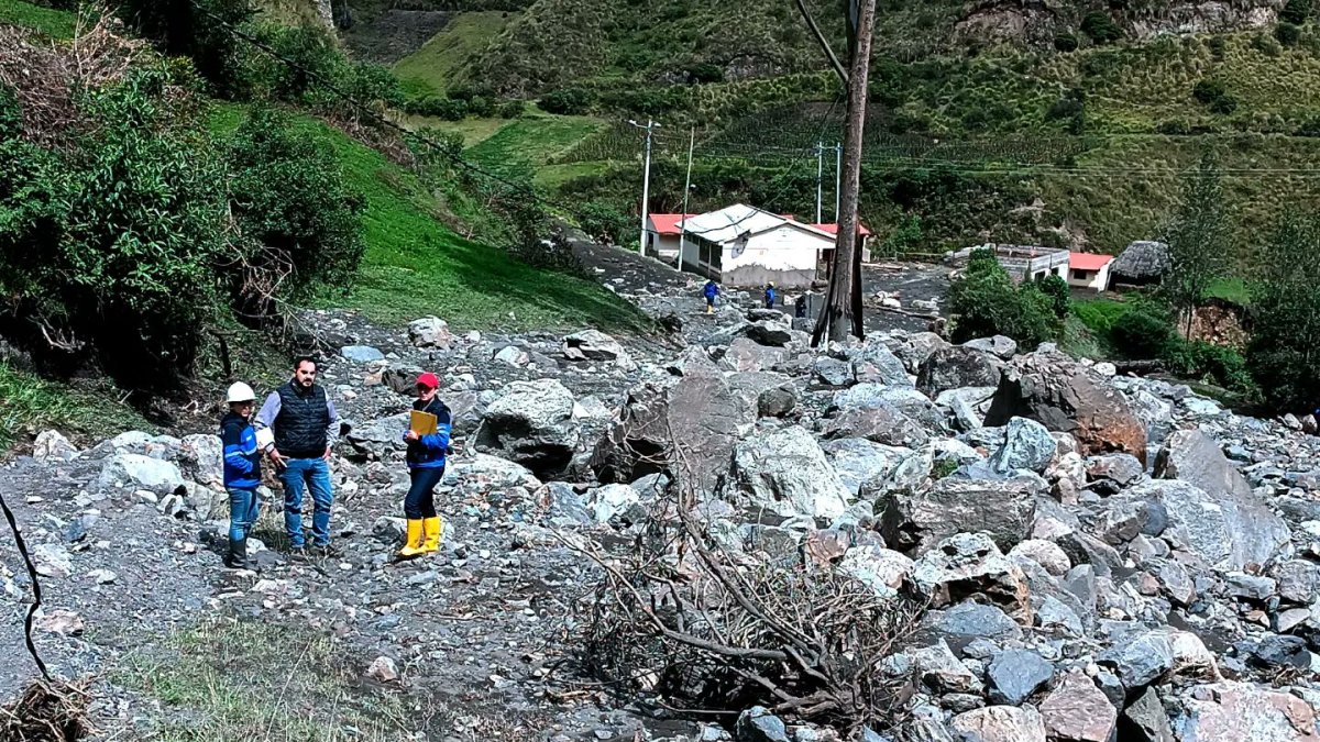 Dato: En la provincia se han afectado a nueve puentes y la producción agrícola de siete hectáreas.