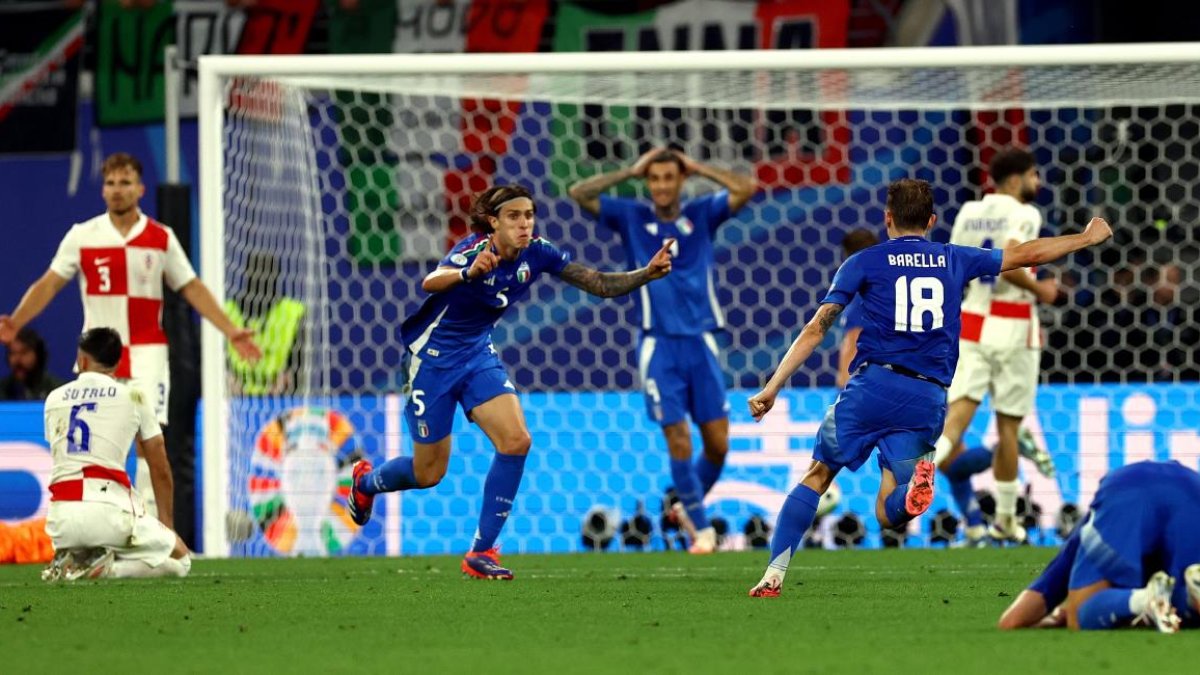 Italia, con un empate 1-1, eliminó a Croacia en la fase de grupos.