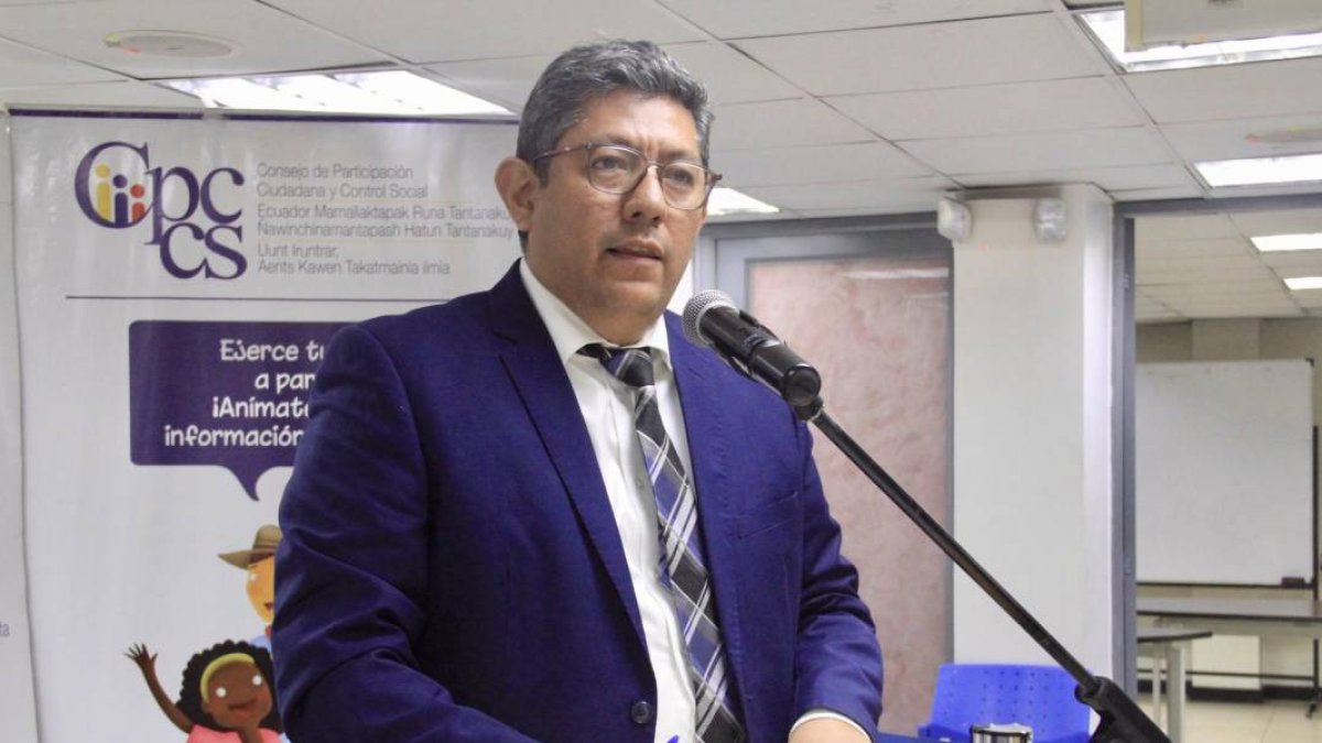 Dato. Jorge Ballesteros durante el examen práctico para Defensor Público.