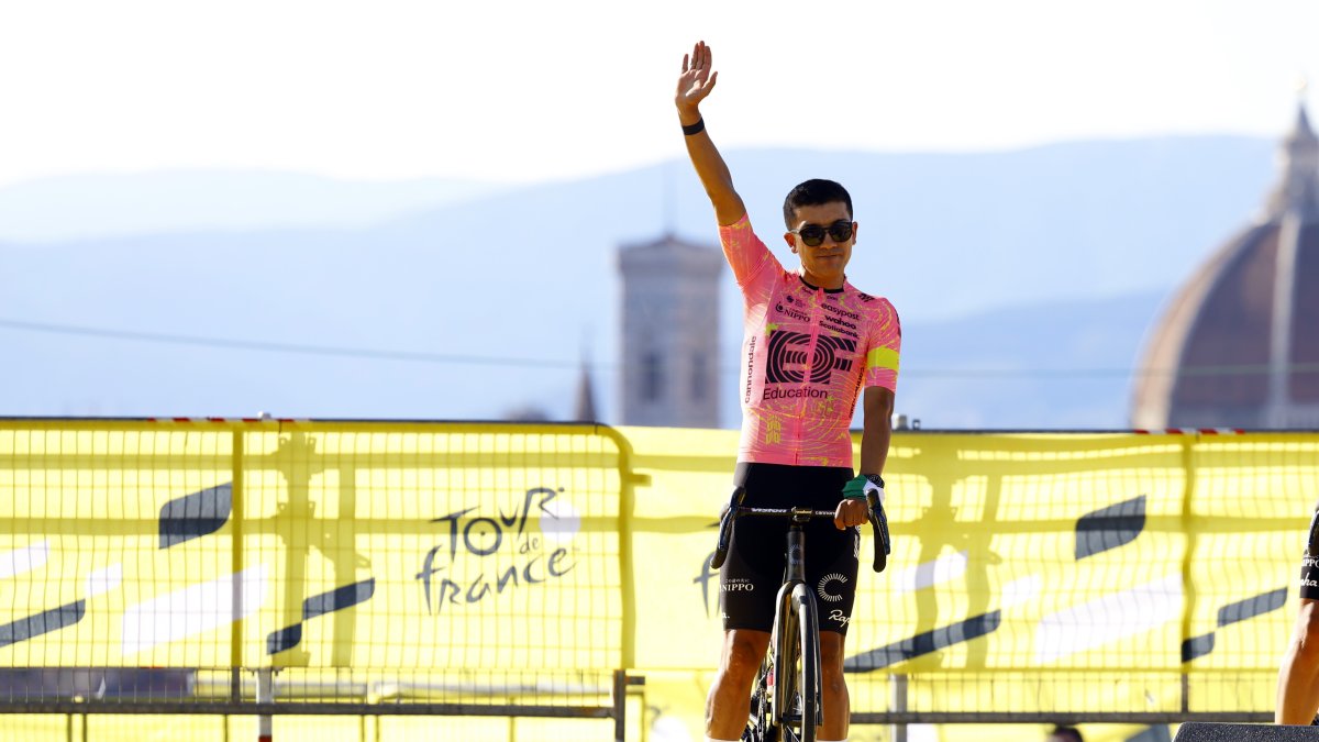 Richard Carapaz es el líder del equipo EF Education-EasyPost y buscará volver al podio de la competencia francesa.