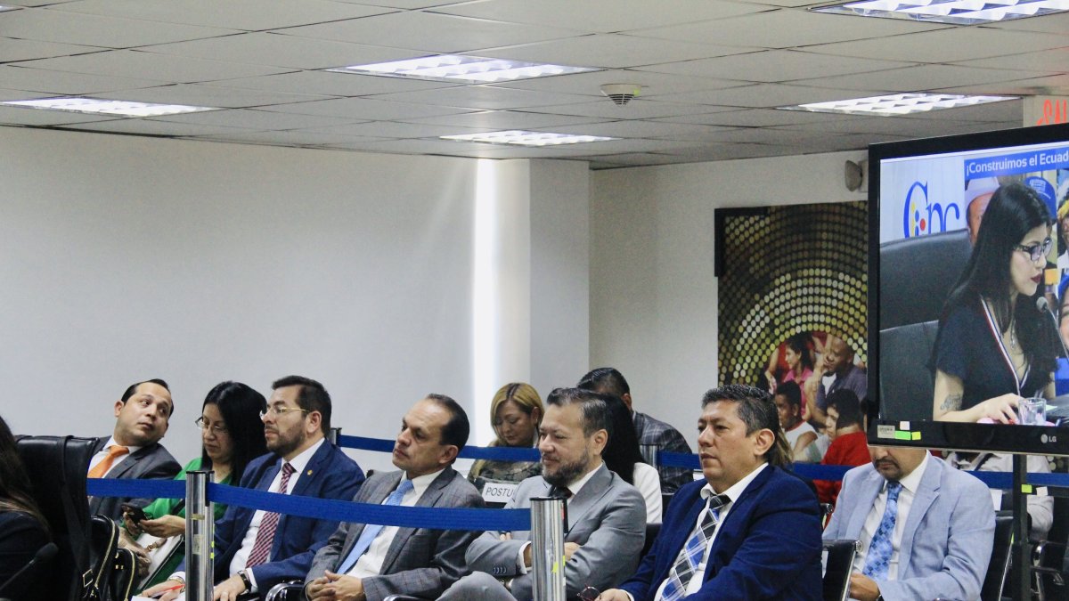 Durante el proceso, el Consejo de Participación Ciudadana (CPCCS) descalificó a cuatri postulantes; mientras que Daniel Frías, el mejor puntuado, renunció.