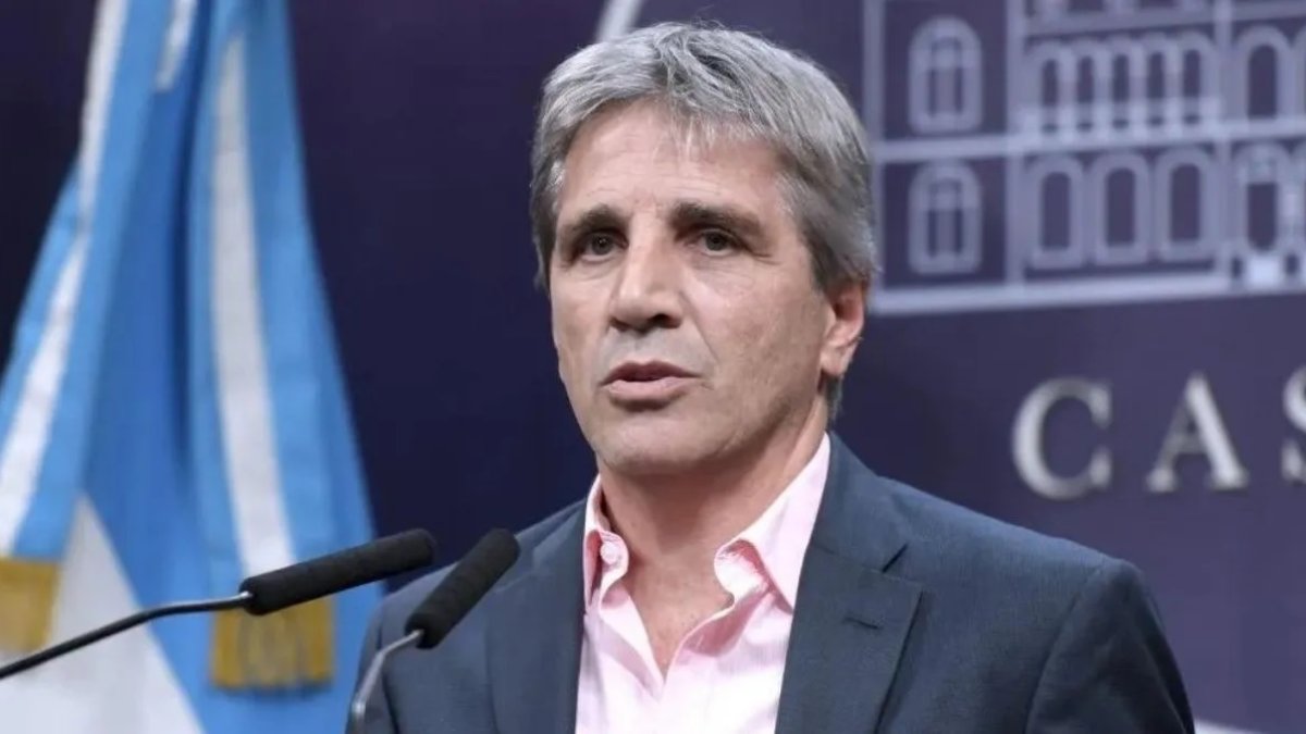 El ministro de Hacienda de Argentina, Luis Caputo.