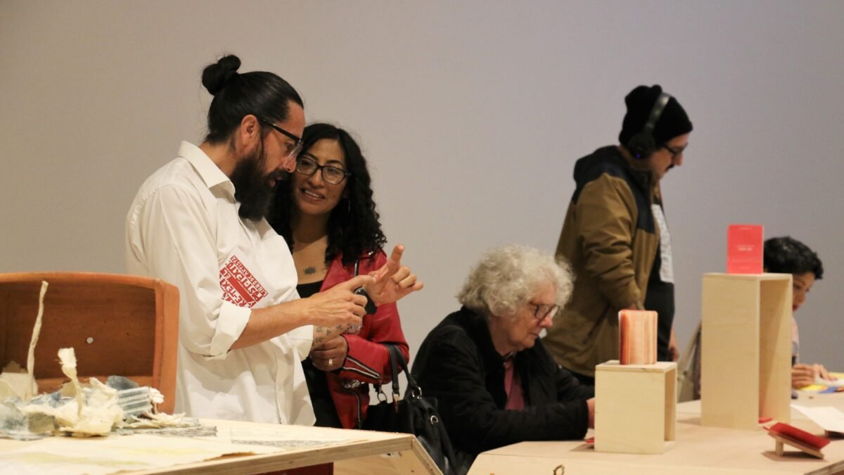 La exposición se inauguró en la galería Arte Actual de la Flacso, en la capital