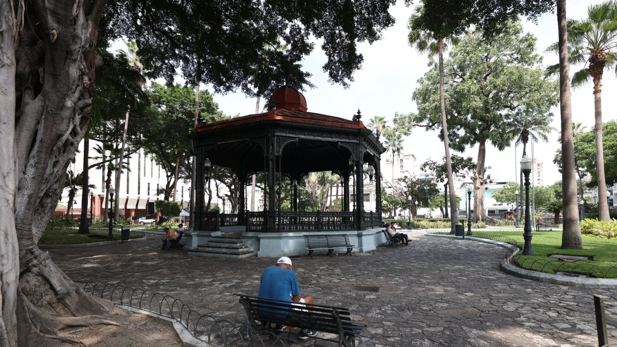 Parque Seminario. Este sitio icónico ha sido poco visitado entre semana, pese a que tiene sombra y animales. La gente, salvo los fines de semana, acude a él.