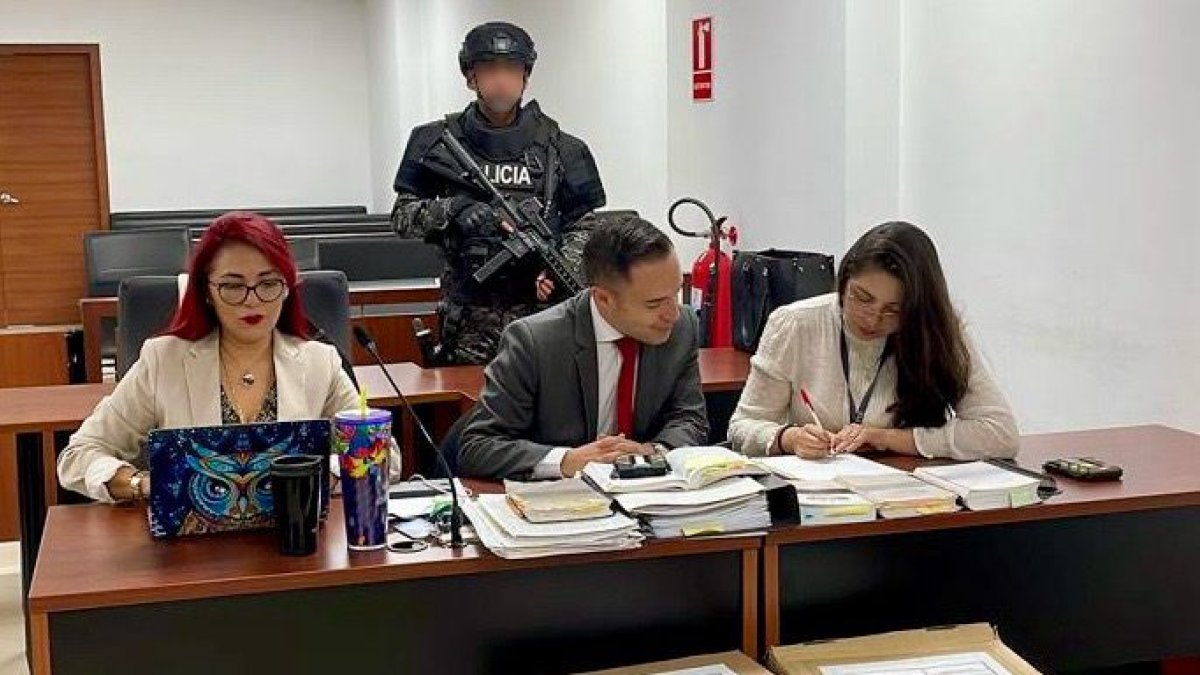 Diligencia. La sala donde se desarrolló la audiencia.