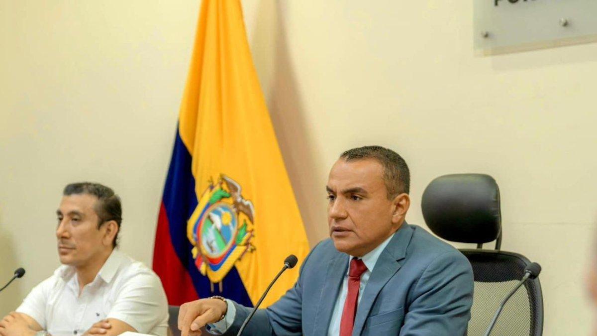 Javier Pincay, alcalde de Portoviejo.