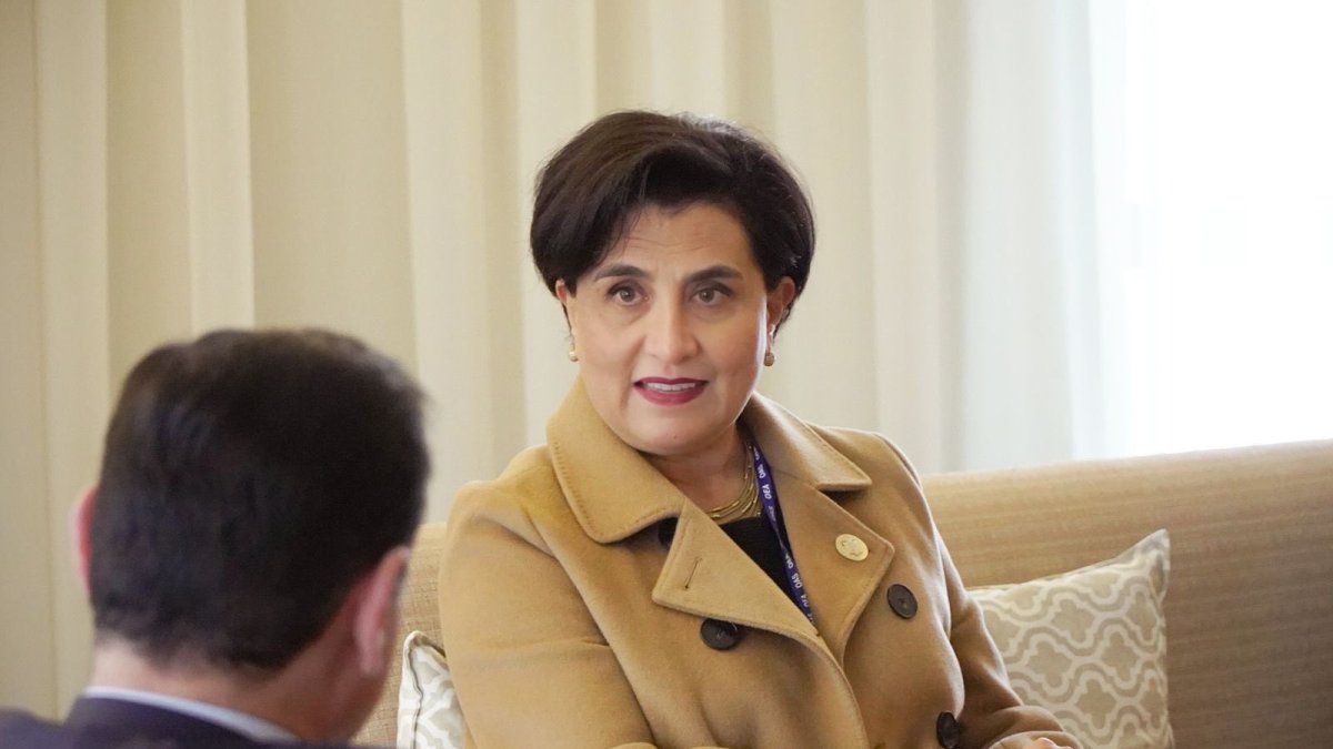 La ministra de Relaciones Exteriores y Movilidad Humana, la canciller Gabriela Sommerfeld.