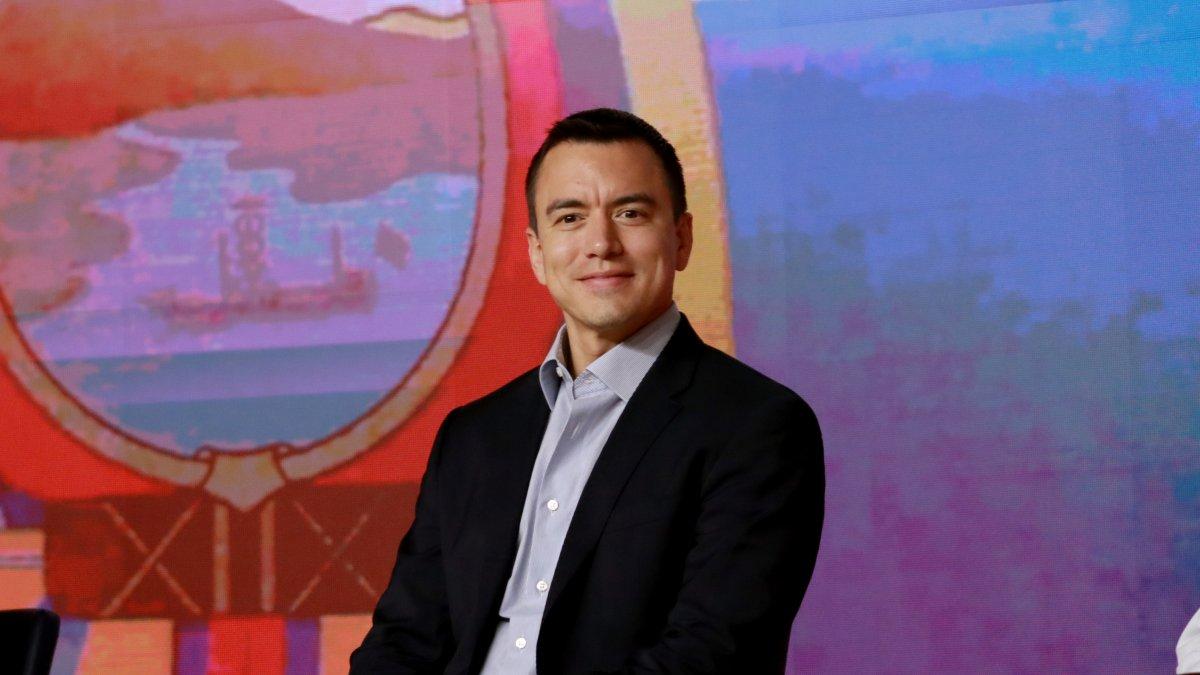 El presidente Daniel Noboa en una foto de archivo.