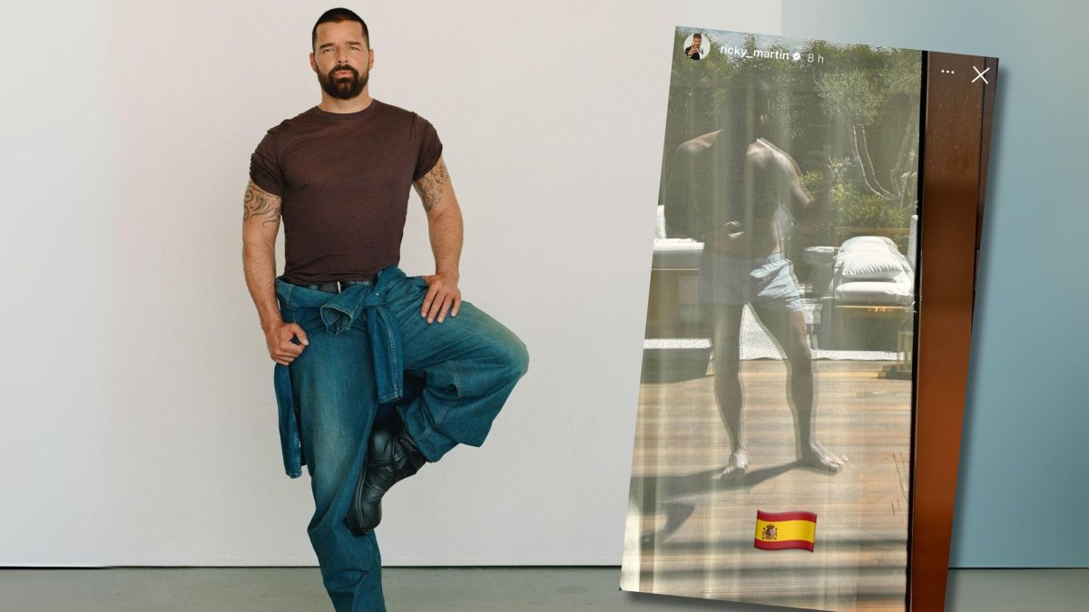 Ricky Martin está ahora en España.