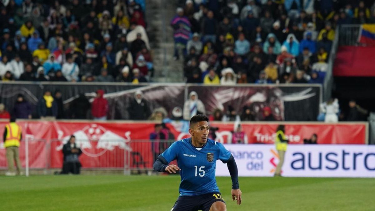 Ángel Mena tuvo participación en los partidos de Copa América con Ecuador