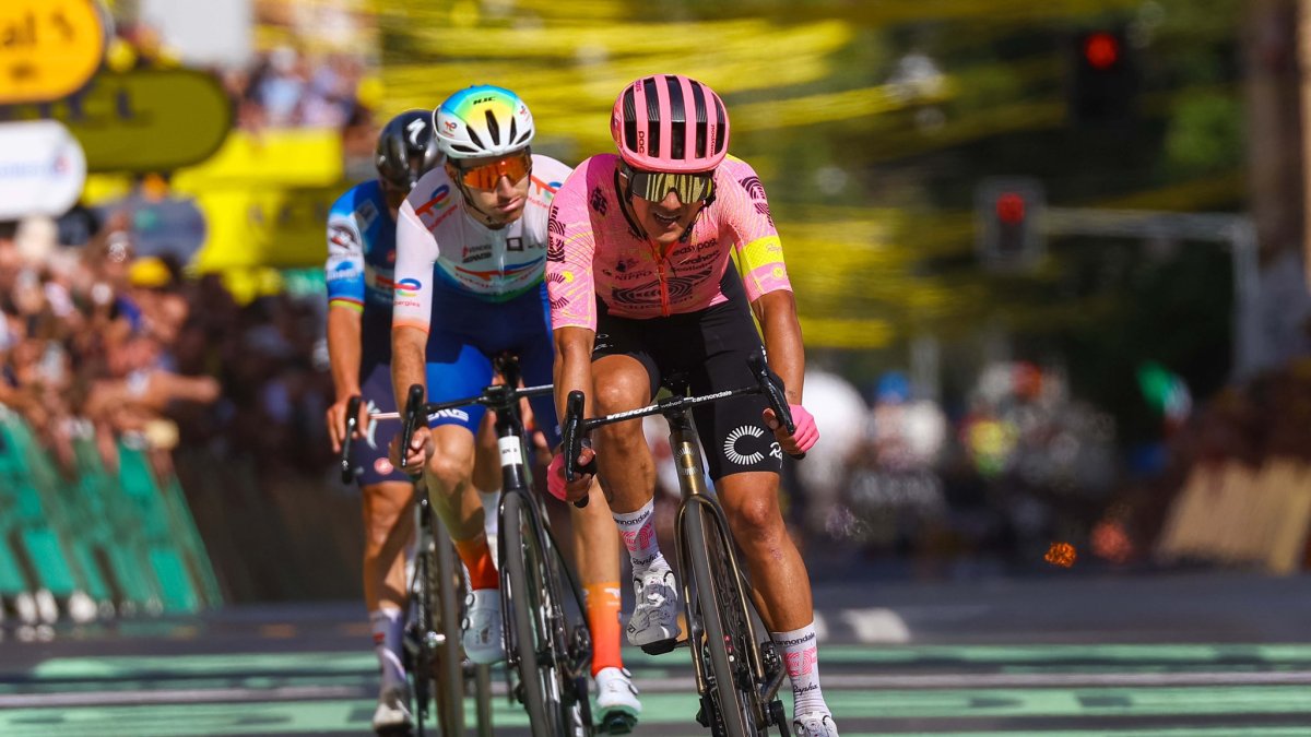 El carchense no pudo sobresalir en la etapa 10 al sprint.