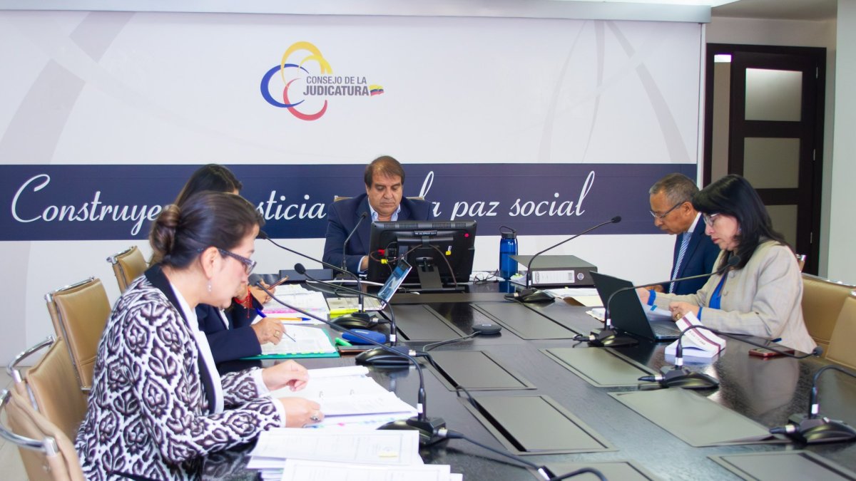 Por unanimidad, el Pleno del Consejo de la Judicatura conoció la lista de jueces y secretaria de las cortes provinciales que están procesadas por el caso Plaga.