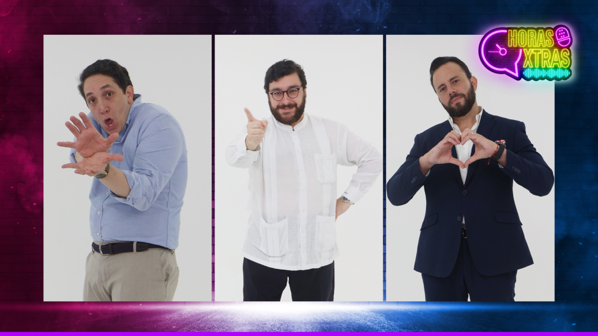 Nino Cassanello, César Febres Cordero y Gonzalo Albán son los integrantes del pódcast Horas Extras.