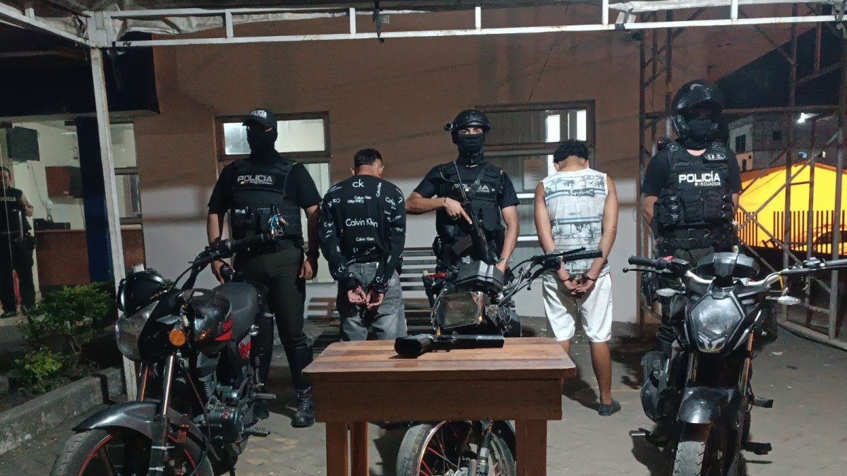 La Policía los detuvo a los dos antisociales que eran menores de edad.