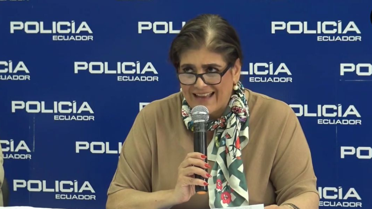 Mónica Palencia, ministra del Interior