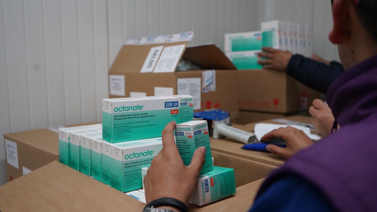 La compra de los medicamentos tuvo una inversión de 1 millón 400 mil dólares.