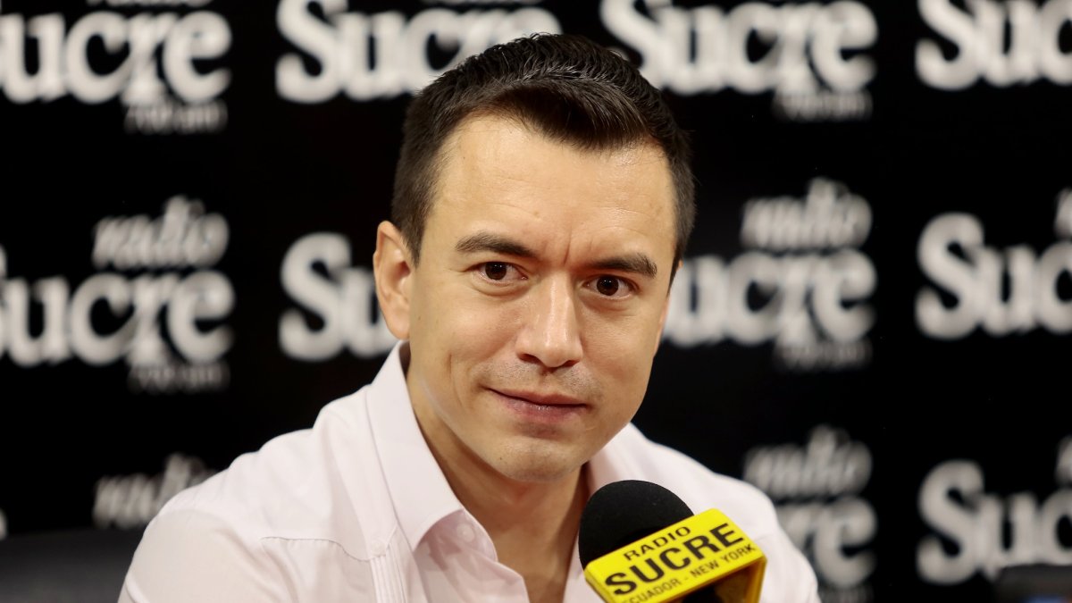 El presidente de la República, Daniel Noboa.