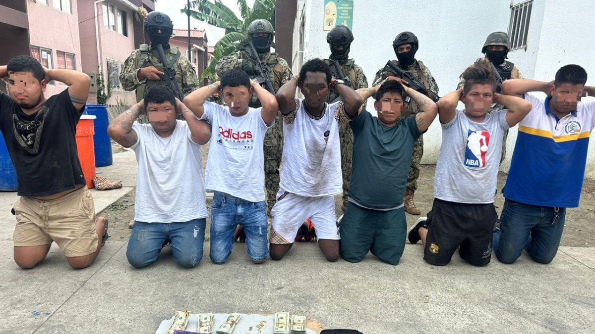 Los capturados por la Fuerza de Tarea Conjunta.