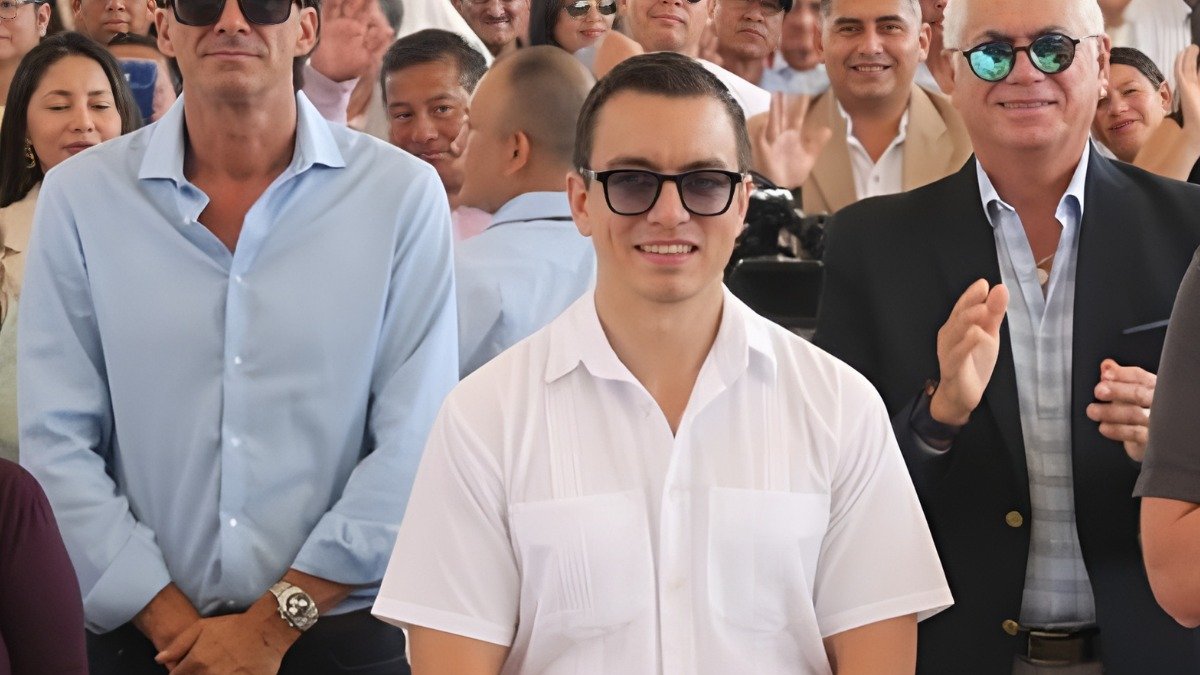 Daniel Noboa, presidente de Ecuador.