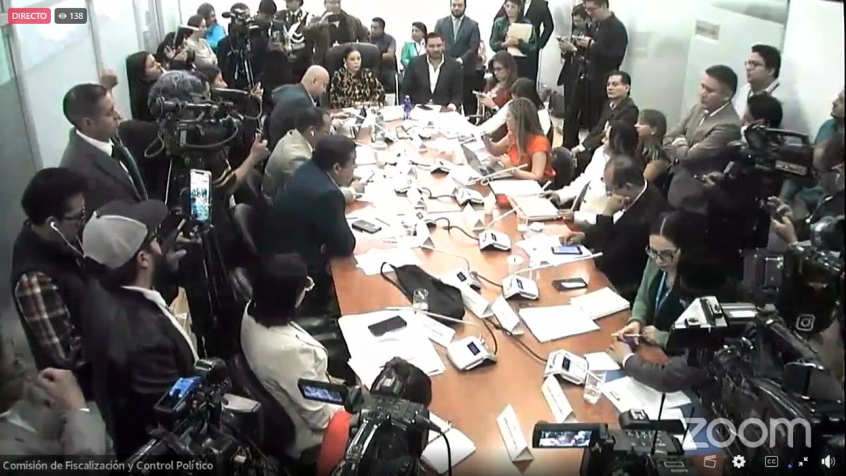 El presidente del Consejo de Participación, Andrés Fantoni, negó todas las acusaciones de violencia política de la consejera Nicole Bonifaz.